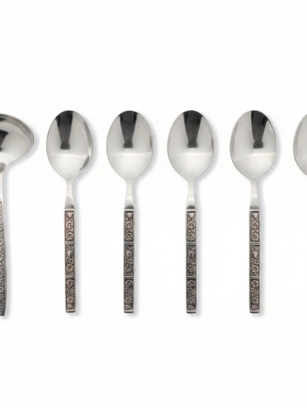(Lot Of 20) Assorted Oneida Northland Spring Fever Stainless Steel Flatware Set.